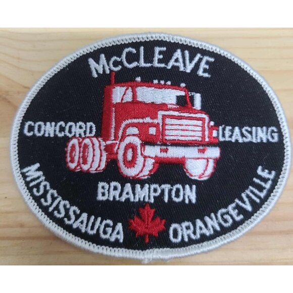 Vintage McCleave Trucking Patch – Concord, Brampton, Mississauga, lot of 10 - Picture 2 of 3